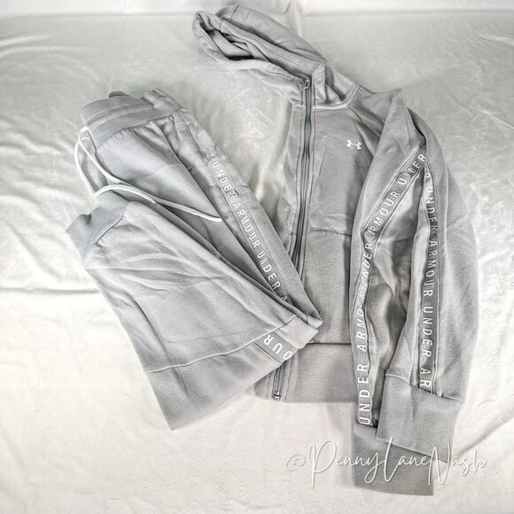 Under Armour Tops - Under Armour Pants & Hoodie Sweatsuit Gray